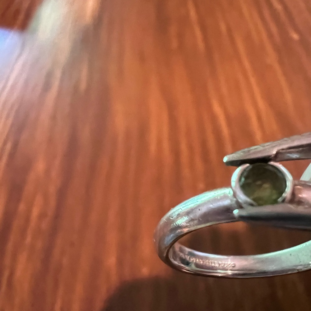 2 Tiffany accent rings.  Size 7.